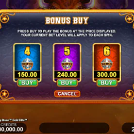 Bonus buy slot sample